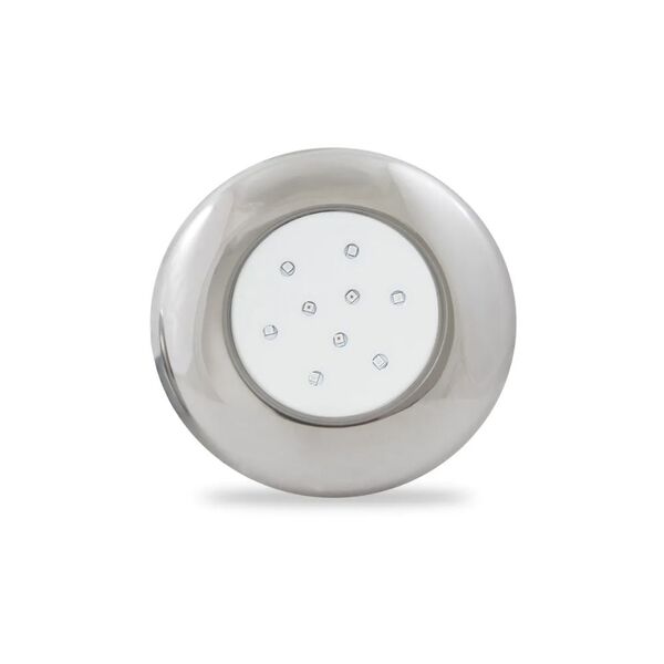 Luminária Led De Piscina 9w 125mm Encaixe 3/4 Pol. Branco Que