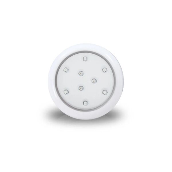 Luminária Led De Piscina 9w 80mm Encaixe 3/4 Pol. Branco Quen