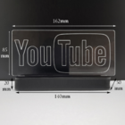 Luminária Led Decoração Mesa Bancada Sala Setup Youtube Varia