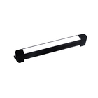 Luminária Led Difusa Preta P/trilho 20w 4000k Bivolt 34cm Ds7