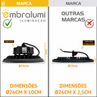 Luminária Led High Bay Galpão Iluminação Industrial Ufo 150w