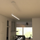 Luminária Led Integrado Perfil Pendente E Sobrepor 101cm 27 W