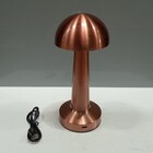 Luminária Led Mesa Usb Metal 21x9x9cm Cobre