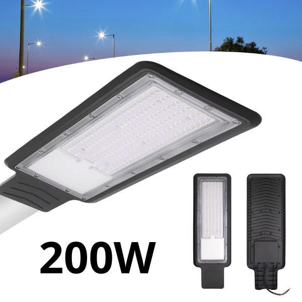 Luminaria Led Para Poste 200w Iluminação Pública Ip66 Md1016