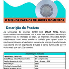 Luminaria Led Piscina Inox Azul 9watts 160mm Iluminacao 16m2