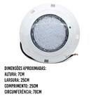 Luminaria Led Piscina Rgb Jardim Refletor Lago Colorido 9w De