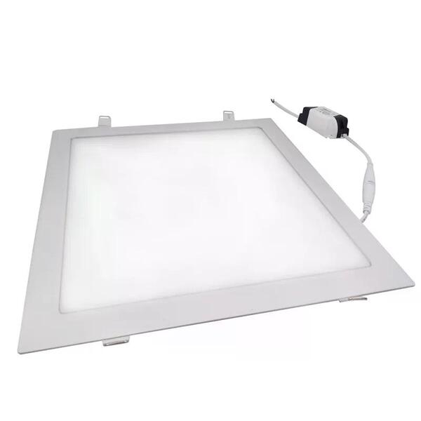 Luminária Led Plafon Embutir Espaçolux Quadrada Branca 18w 65