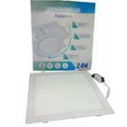 Luminária Led Plafon Embutir Espaçolux Quadrada Branca 24w 65