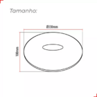 Luminaria Led Plafon Iara 20w 1800lm Branco Frio 6500k Bivolt