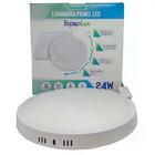 Luminária Led Plafon Sobrepor Espaçolux Redonda Amarela 24w 3