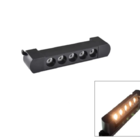 Luminária Led Pontual Linear 10w 3000k Para Trilho Preto Bivo