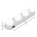 Luminária Led Portátil Vivitar Vanity Mirror Para Espelho Com