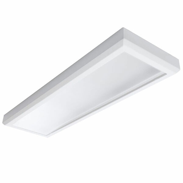Luminária Led Premium 48w Sobrepor  120cm X 30cm Branco Quente
