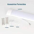 Luminária Led Slim 100cm Blumenau Branco