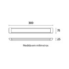 Luminaria Led Slim 9w 6500k