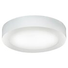 Luminária Led Sobrepor 24w Redonda Multivolt Luz Amarela 3000