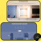 Luminária Led Sobrepor Inteligente Redondo Wi-fi 18w Rgb+w