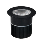 Luminária Led Solo Elegance Preto Fosco 3000k 5w Branco Quent