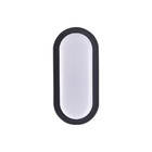 Luminária Led Tartaruga Preto Oval 12w 6500k - Kian