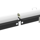 Luminária Led Taschibra Embutir Perfil Convex 111 34w Preta B