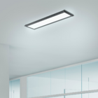 Luminária Led Taschibra Sobrepor 20w Tl Slim 10 Preta Bivolt