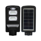 Luminária Led Taschibra Solar Tr Sun Poste 40w Preto 6500k C/