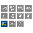 Luminária Led Tl Slim 10 Embutir Autovolt 4000k Branco/preto