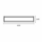 Luminária Led Tl Slim 15 Sobrepor Autovolt Luz Neutra 4000k B