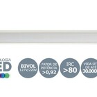Luminária Led Tube 2x60 Embutir Branco Sevilha 6500k Tualux