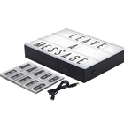 Luminária Letreiro De Cinema Light Box Led 96 Letras