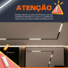 Luminária Linear 10W Difusa para Trilho Magnético 30cm – Bran