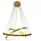 Luminaria Lustre 3 Aneis Led 3 Em 1 Perfil Luxo Ajustavel Rec