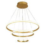 Luminaria Lustre 3 Em 1 Aneis Arco Perfil Led Infinito Ajusta