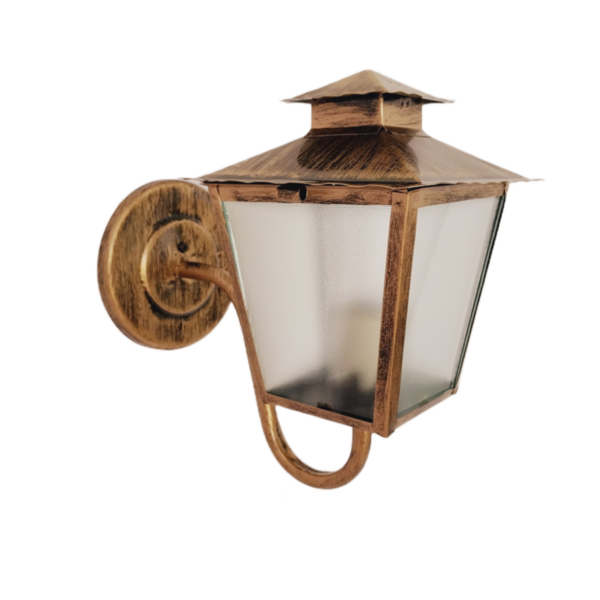 Luminária Lustre Arandela Colonial De Parede Vidro Mini Borea