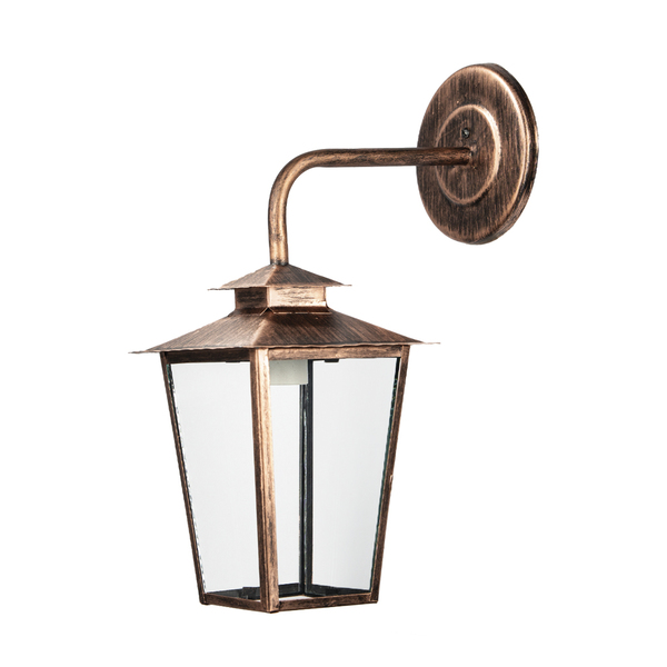 Luminária Lustre Arandela Colonial De Parede Vidro Transparen