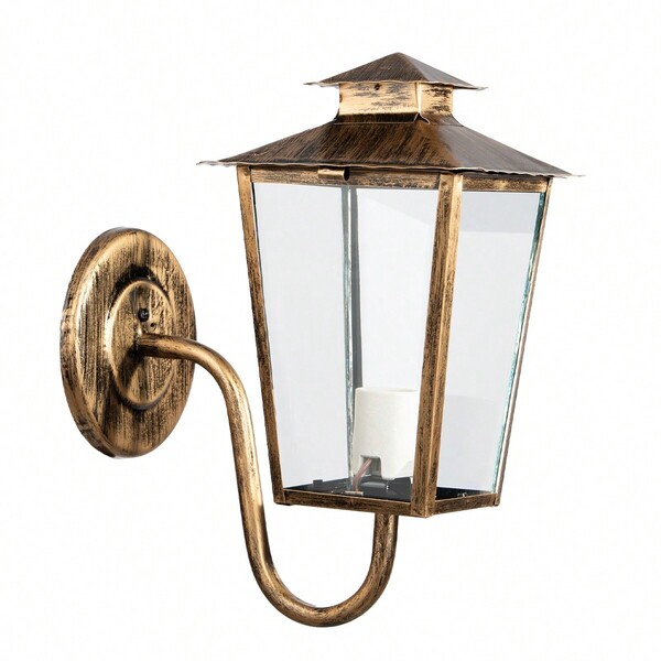 Luminária Lustre Arandela Colonial De Parede Vidro Transparen