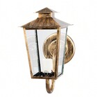 Luminária Lustre Arandela Colonial De Parede Vidro Transparen