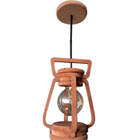 Luminária Lustre Pendente 1 Lampião 2 Peças 110/220 V