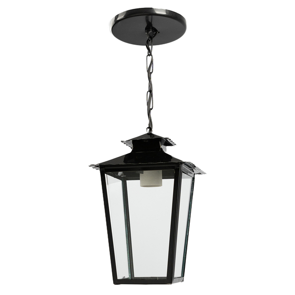 Luminária Lustre Pendente Colonial De Teto Vidro Transparente