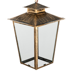 Luminária Lustre Pendente Colonial De Teto Vidro Transparente