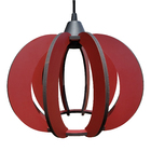 Luminária Lustre Pendente Madeira Sala Quarto Cozinha Balcão