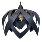 Luminária Lustre Pendente Madeira Teto Sala Quarto Cozinha Fl