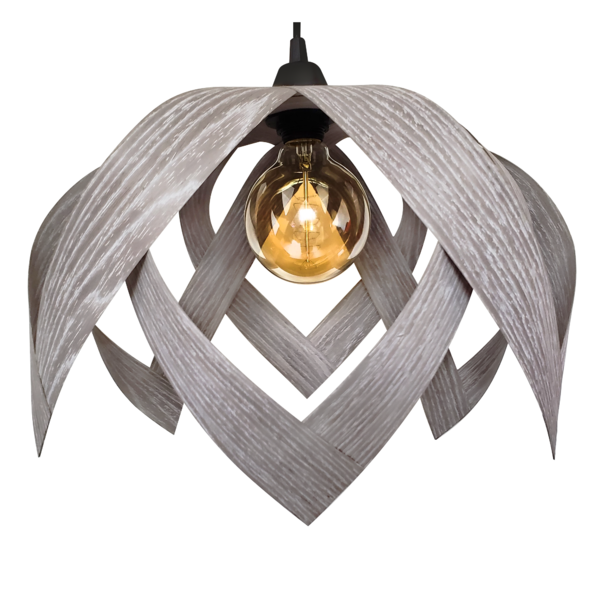 Luminária Lustre Pendente Madeira Teto Sala Quarto Cozinha Lú