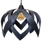 Luminária Lustre Pendente Madeira Teto Sala Quarto Cozinha Lú