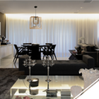 Luminária Lustre Pendente Sala Jantar Cozinha Moderno Quadrad