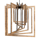 Luminária Lustre Pendente Sala Jantar Cozinha Moderno Quadrad