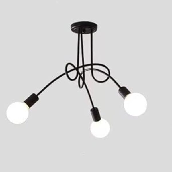 Luminária Lustre Pendente Sputnik Para 3 Lâmpadas