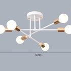 Luminária Lustre Pendente Sputnik Para 6 Lâmpadas