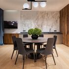 Luminária Lustre Plafon De Teto Preto Trilho Alumínio Preto E