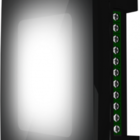 Luminária Luz De Emergência Led Embutir 4x2 Preto